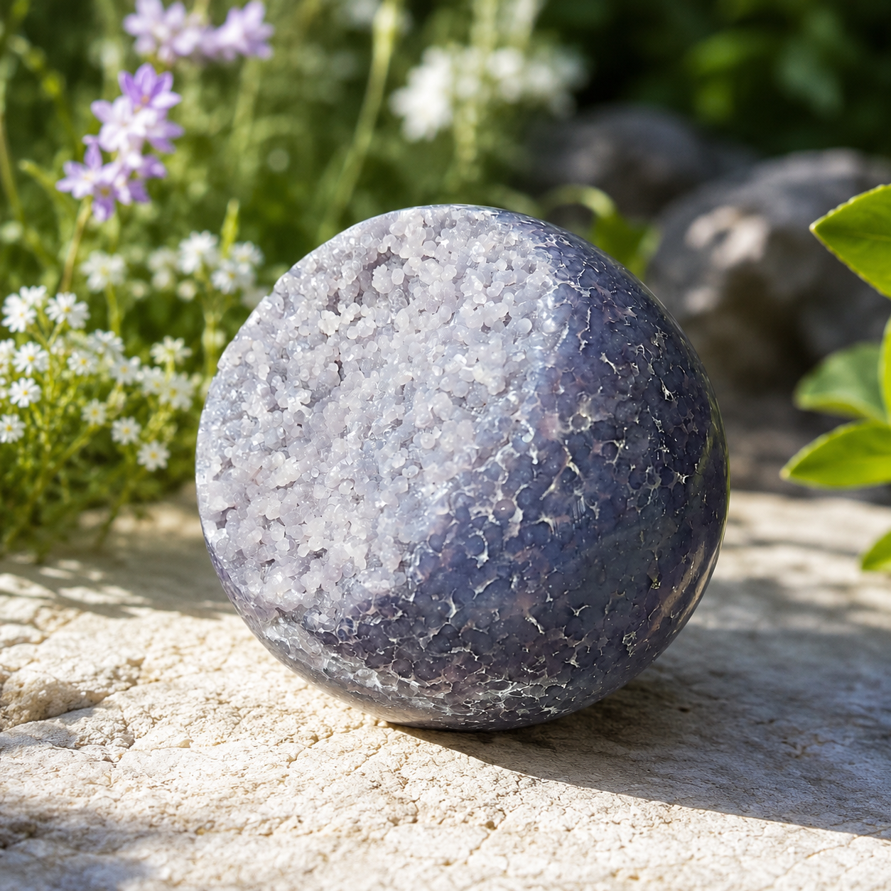Grape Agate Sphere