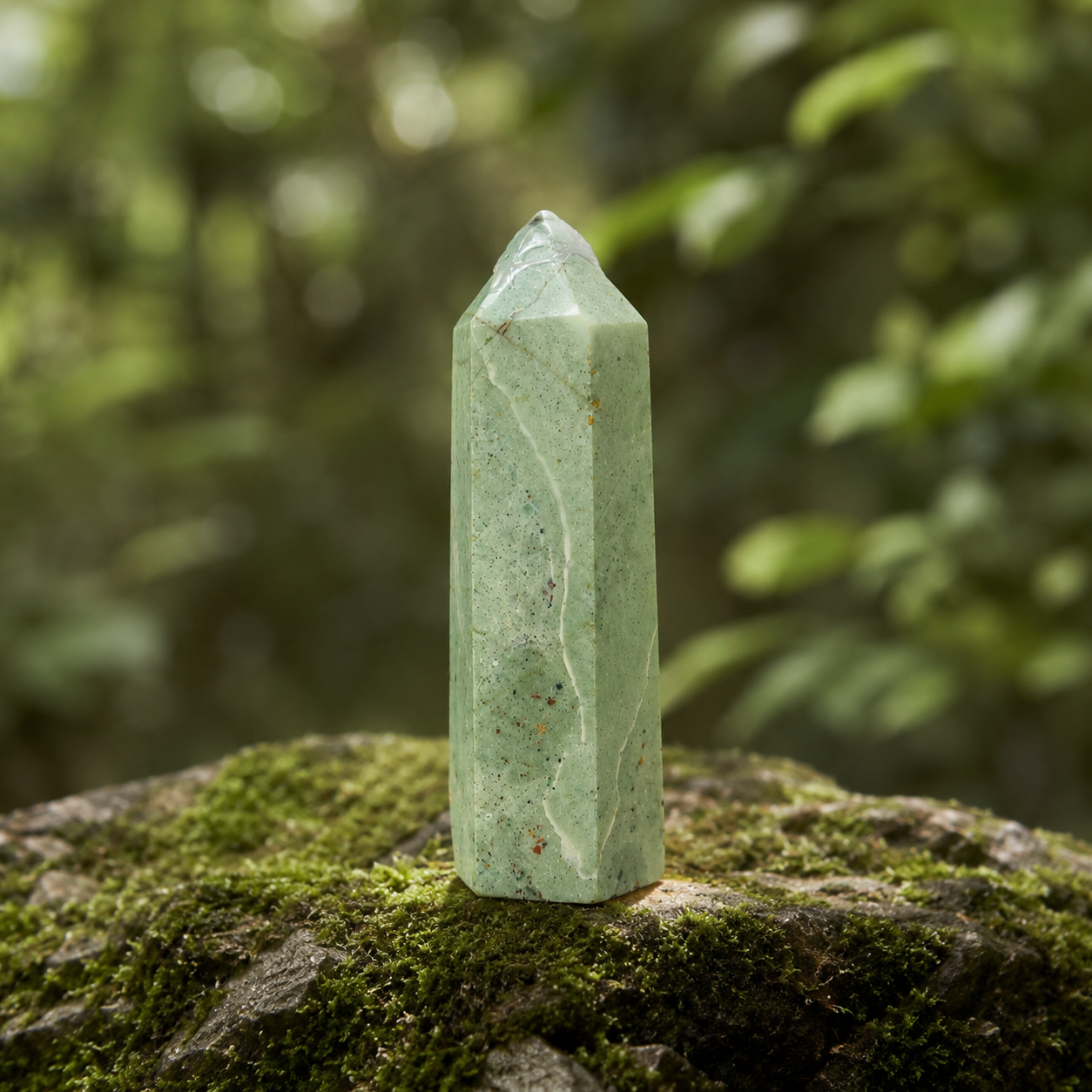 Green Unicorn Stone Tower