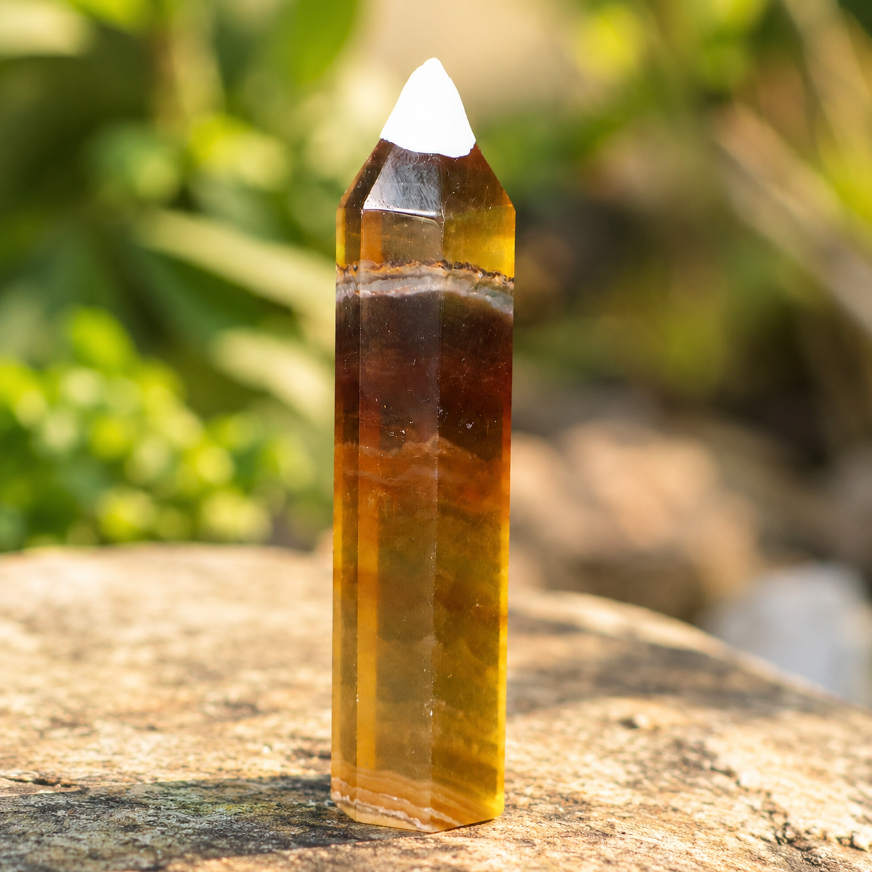 Yellow Fluorite Tower