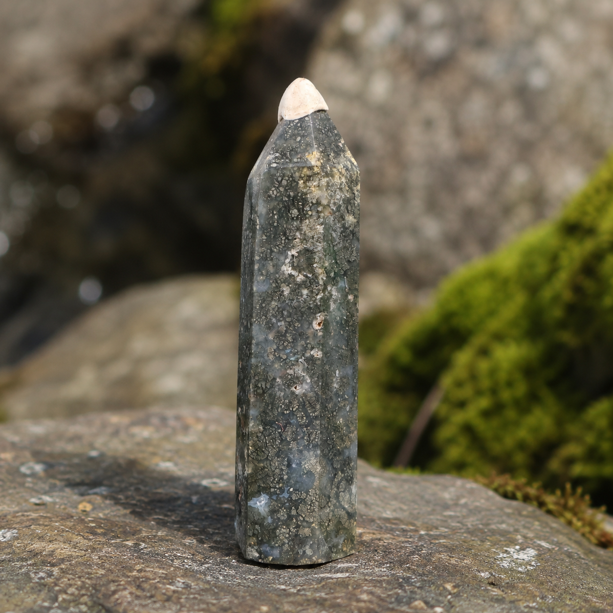 Pyrite Agate Tower
