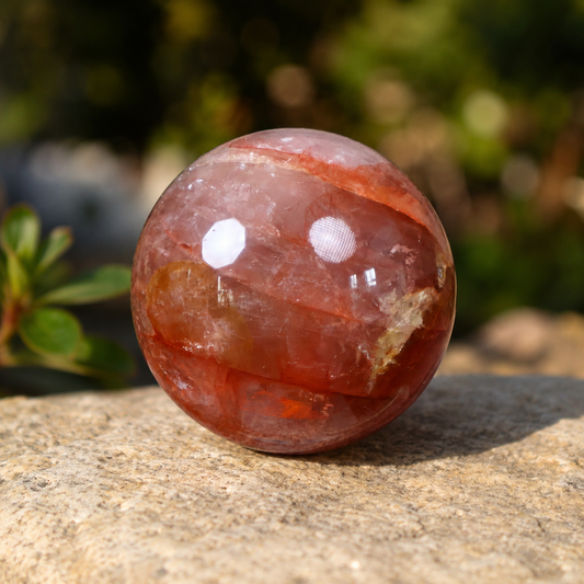 Fire Quartz Sphere