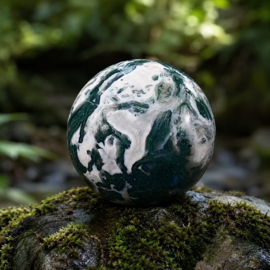 Moss Agate Sphere