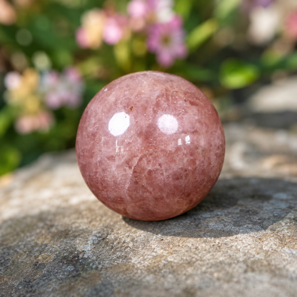 Strawberry Quartz Sphere