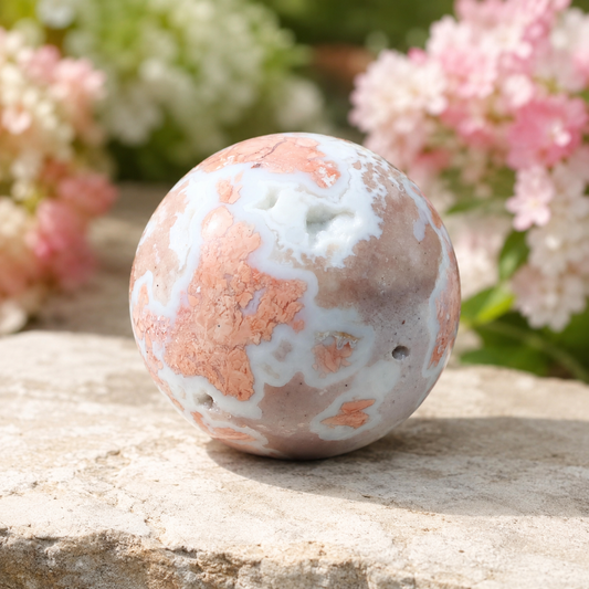 Pink Agate Sphere