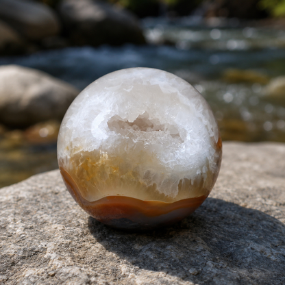 Druzy Agate Sphere