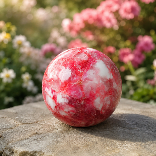 Pink Tourmaline Sphere