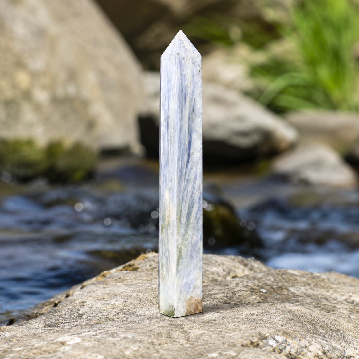 Blue Kyanite Tower