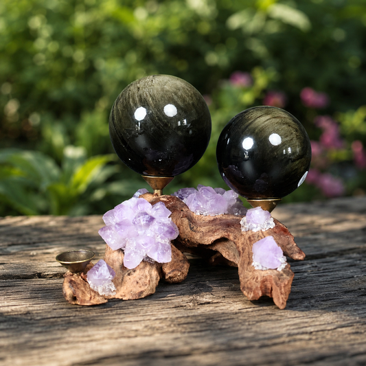 Golden obsidian