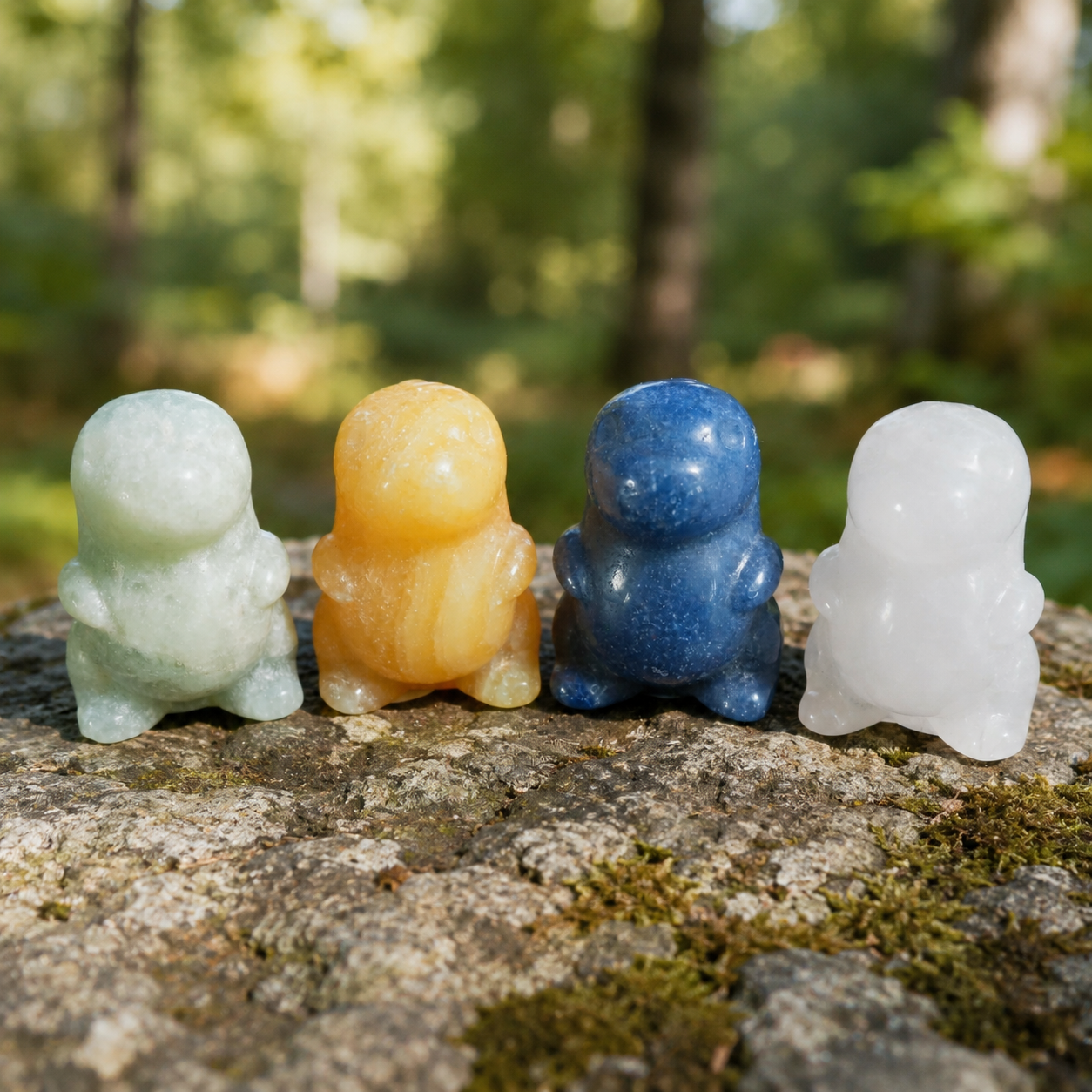 Mini Crystal Dinosaur Carving