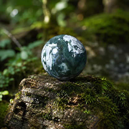Moss Agate Sphere