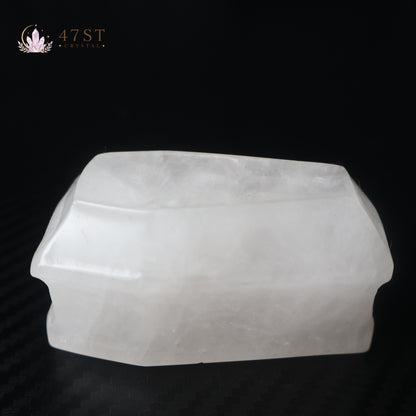 Clear Quartz Coffin