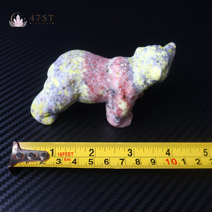 Dragon Blood Bear Carving