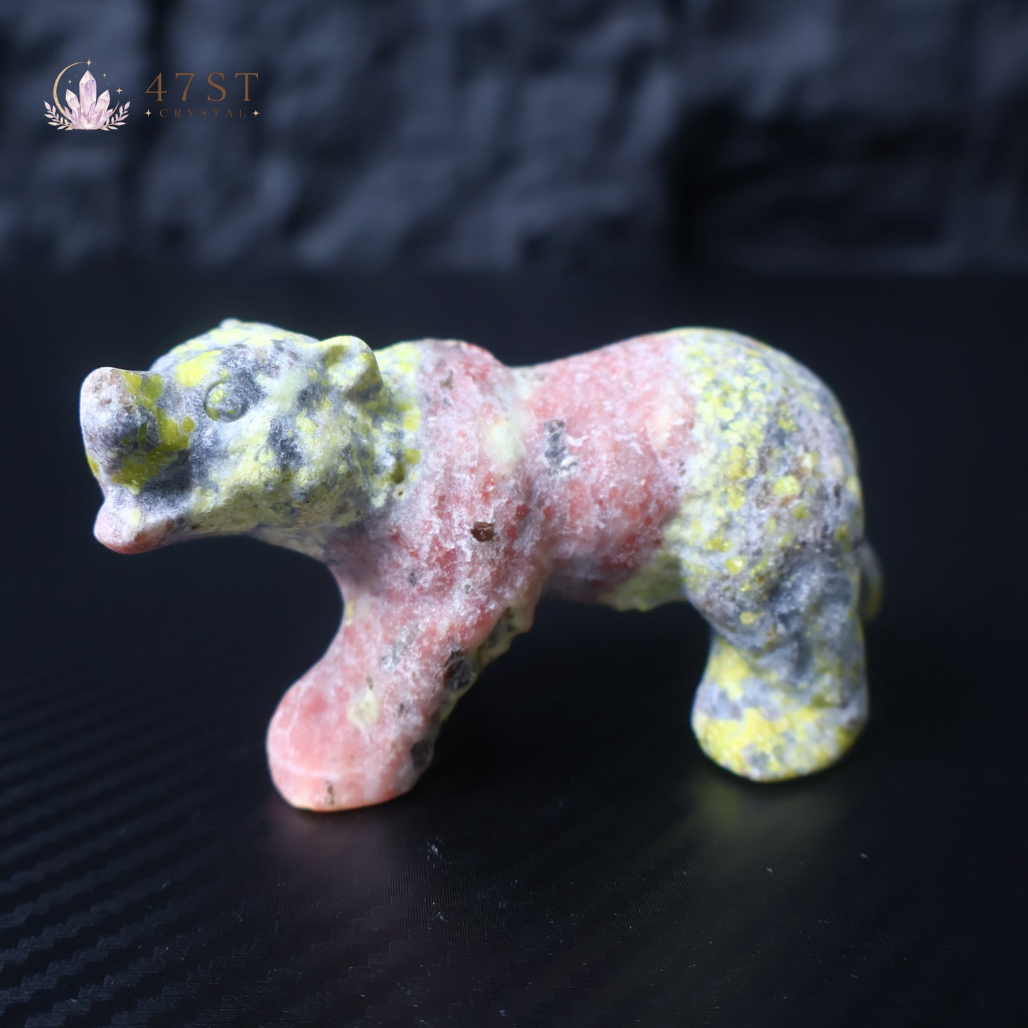 Dragon Blood Bear Carving