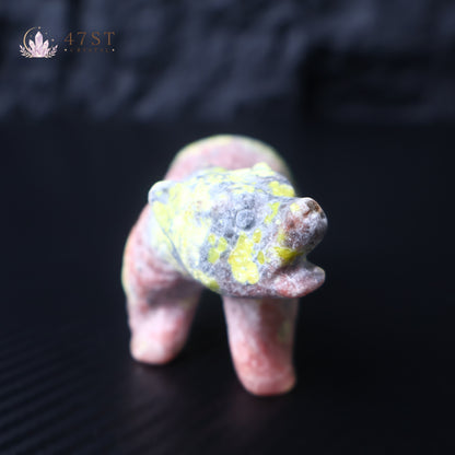 Dragon Blood Bear Carving