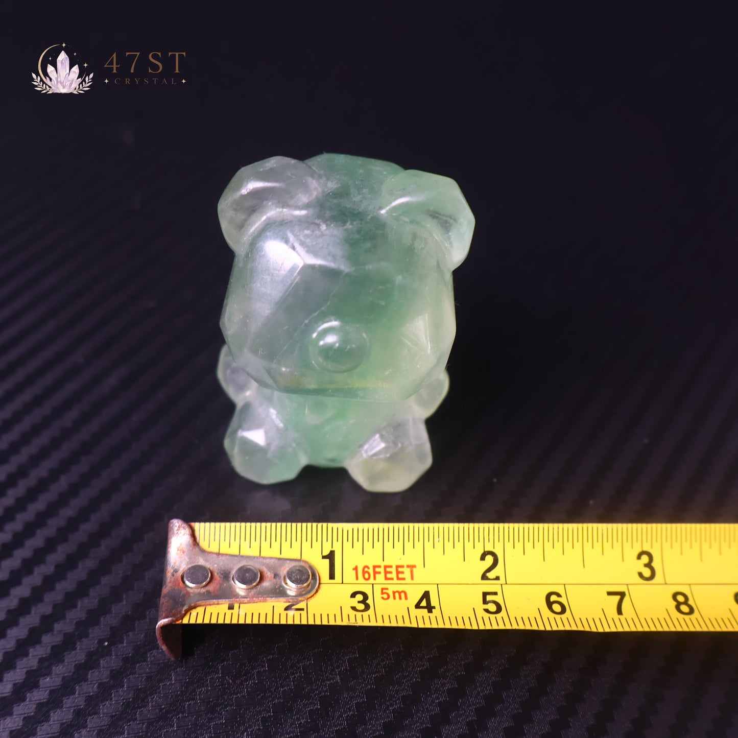 Fluorite Bear Carving