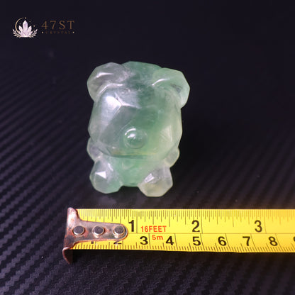 Fluorite Bear Carving