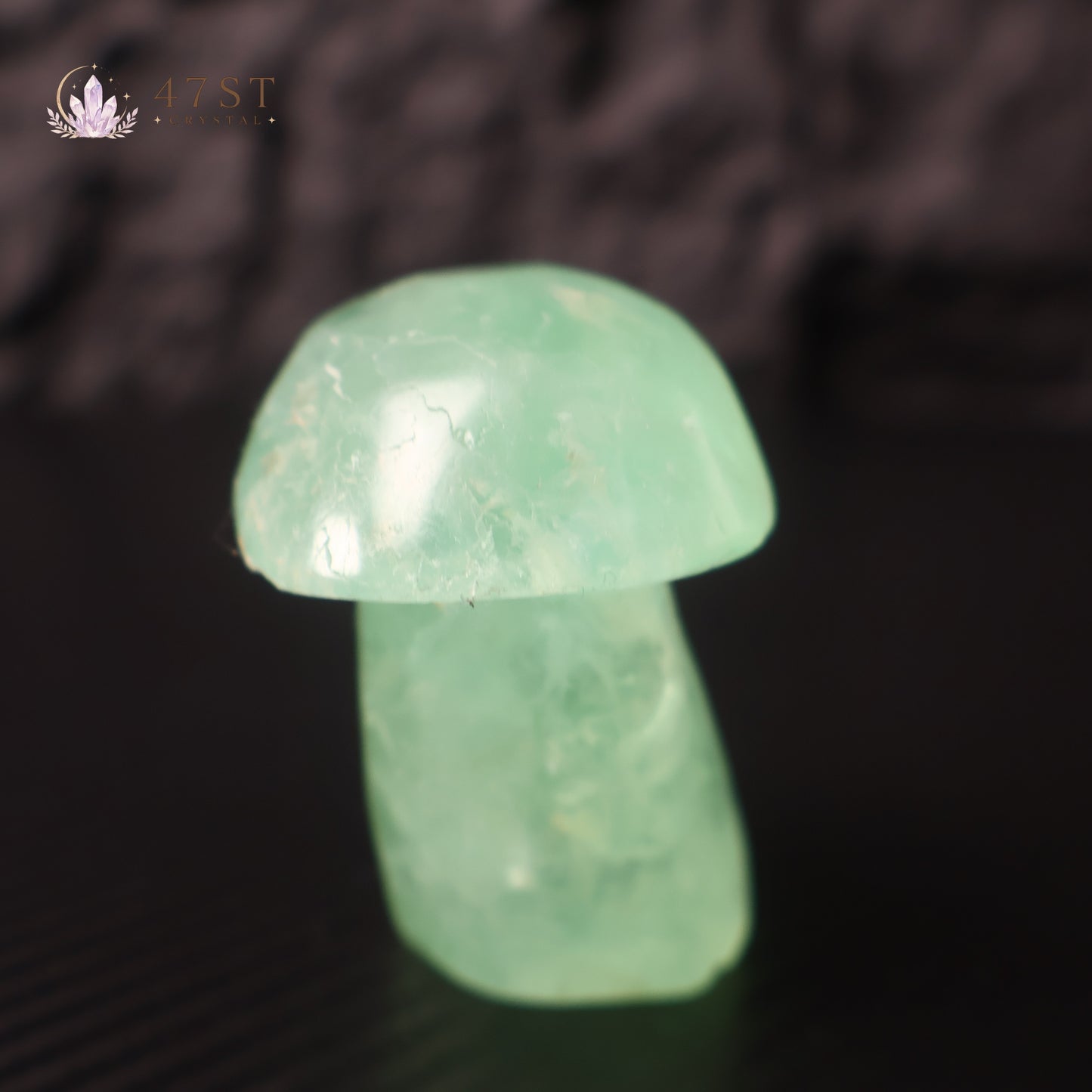 Fluorite Mushroom Carving