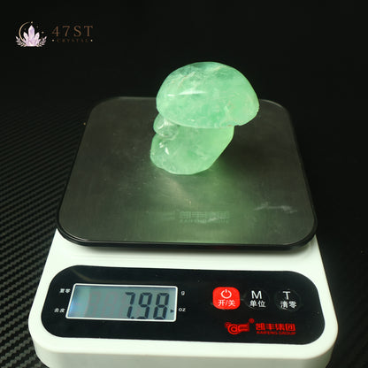 Fluorite Mushroom Carving