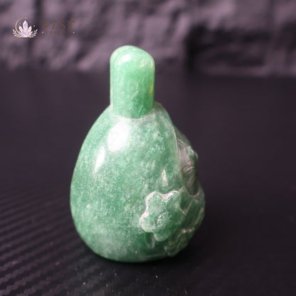 Green Aventurine Rabbit Carving