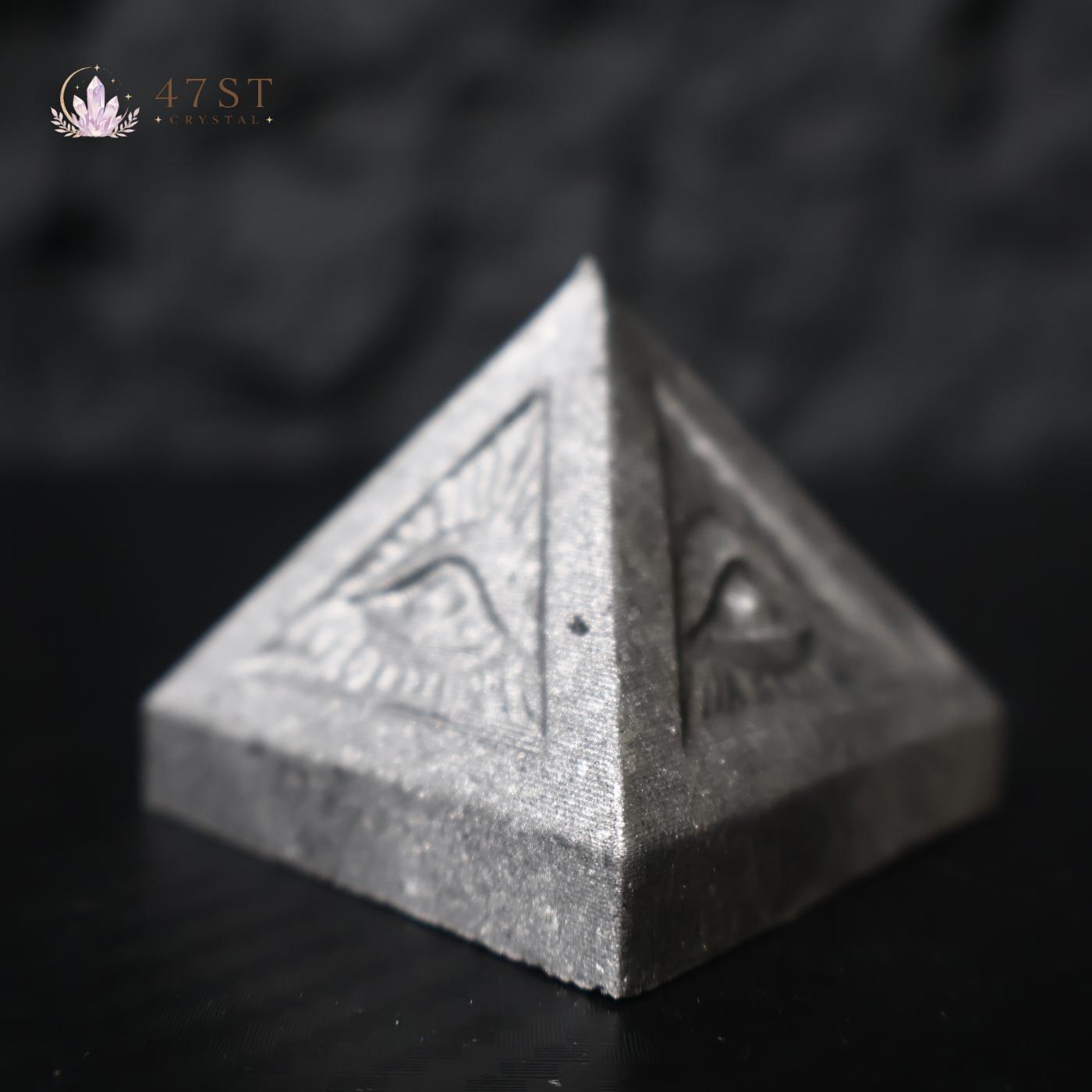Shungite All-Seeing Eye Pyramid