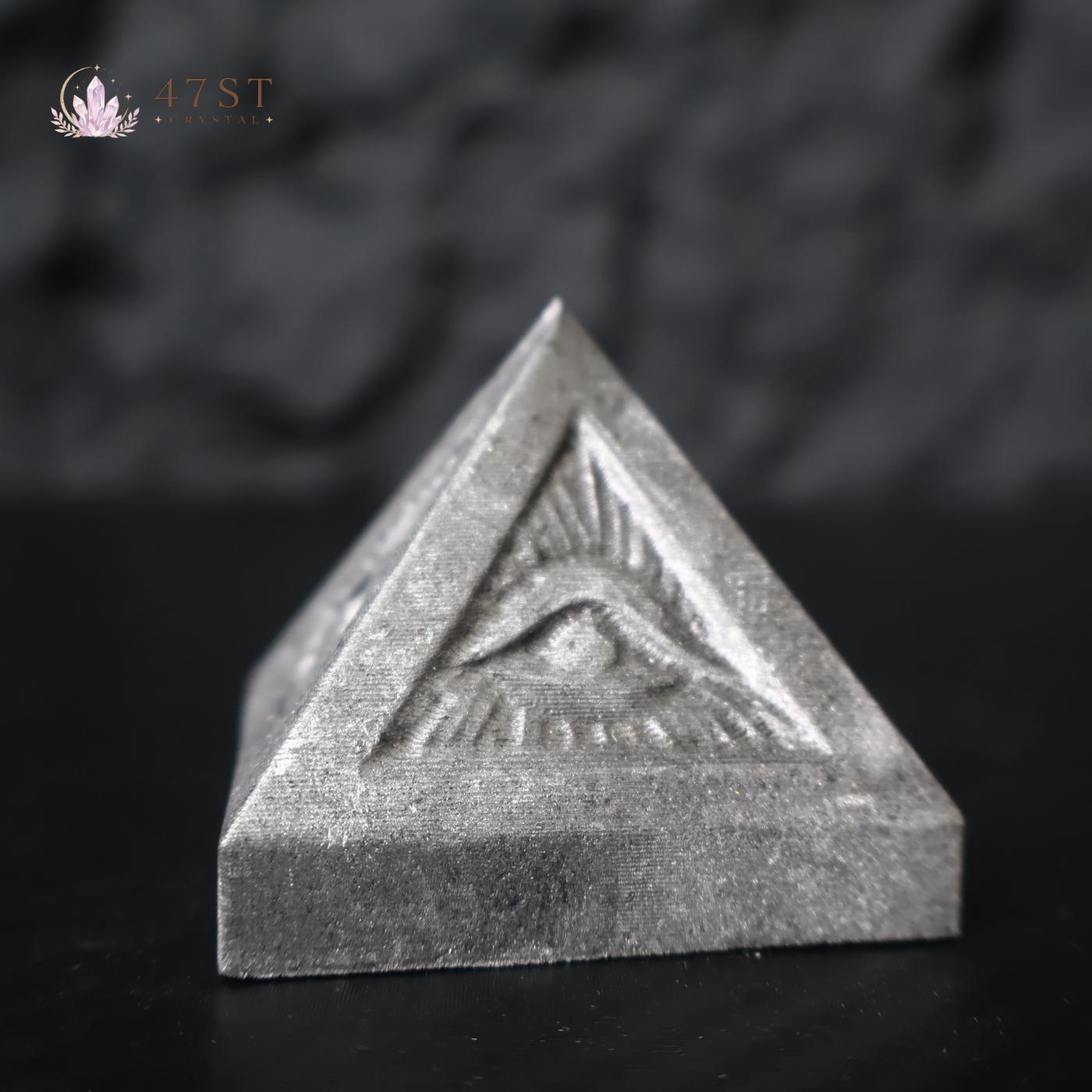 Shungite All-Seeing Eye Pyramid