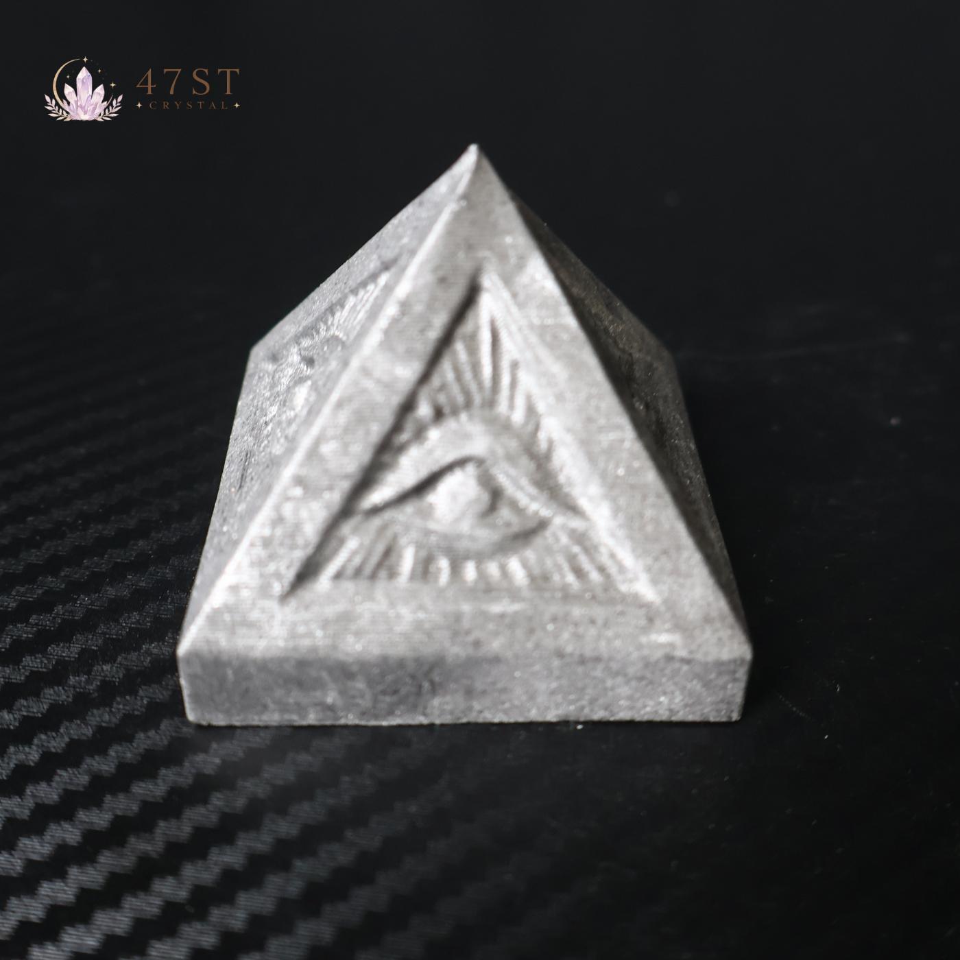 Shungite All-Seeing Eye Pyramid