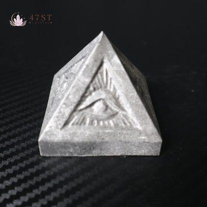 Shungite All-Seeing Eye Pyramid