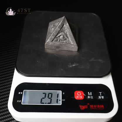 Shungite All-Seeing Eye Pyramid