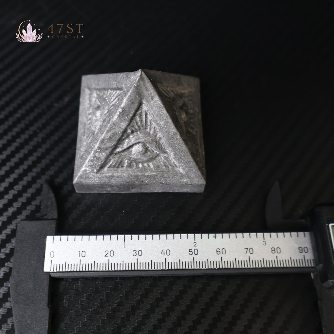 Shungite All-Seeing Eye Pyramid