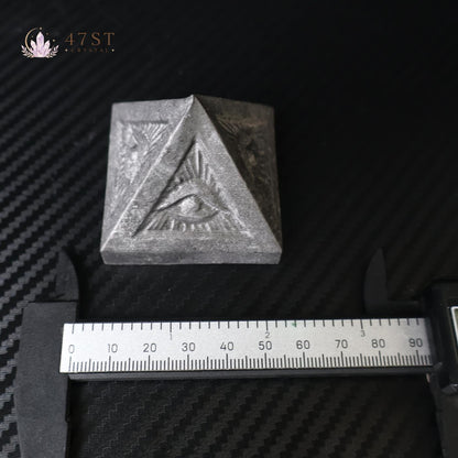 Shungite All-Seeing Eye Pyramid