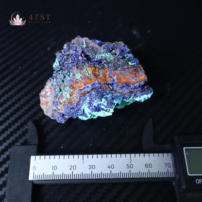 Raw Azurite with Malachite Specimen