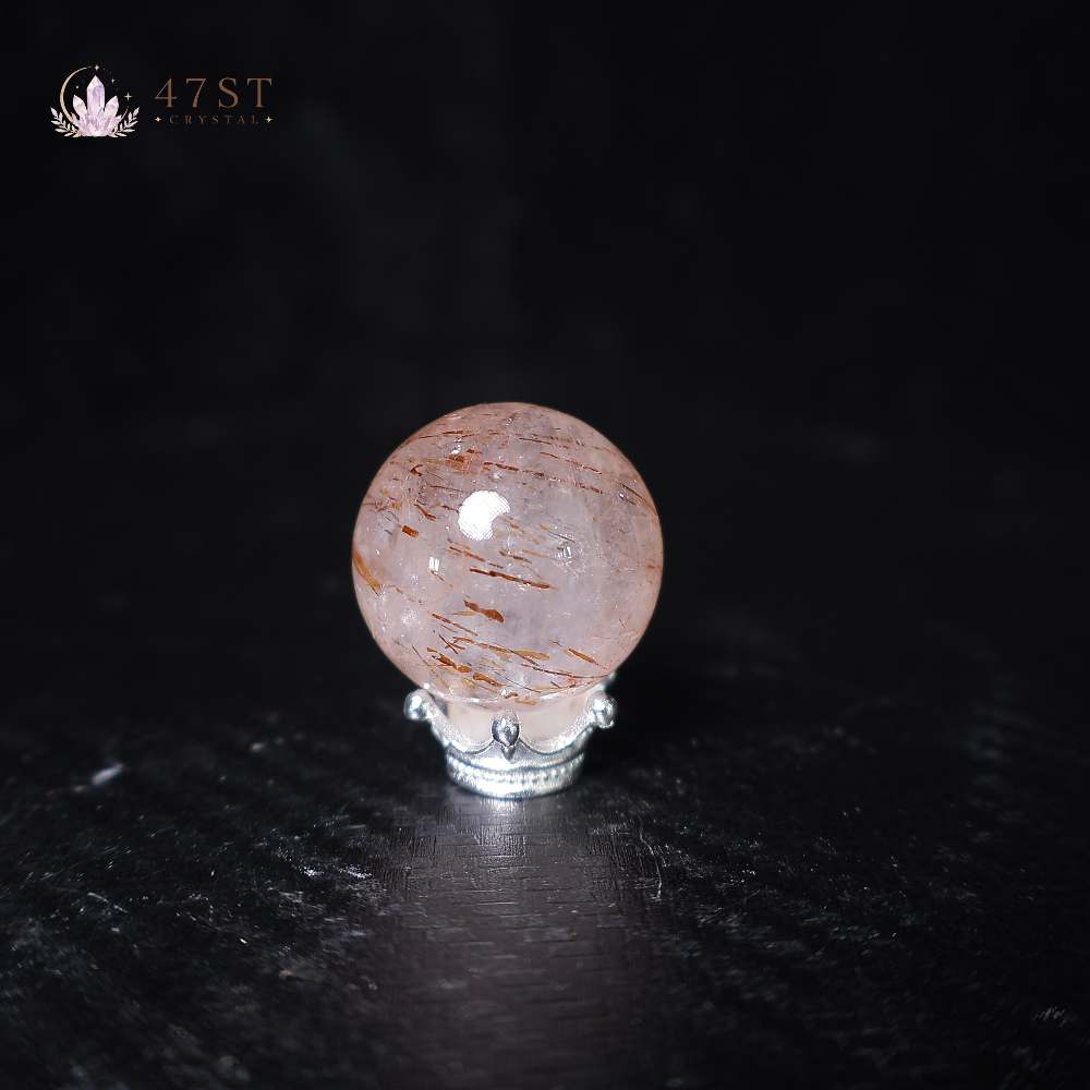 Rutile Quartz Sphere