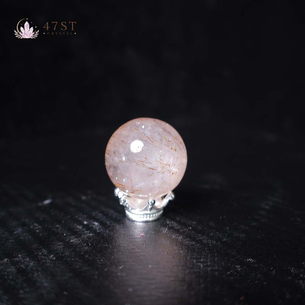 Rutile Quartz Sphere