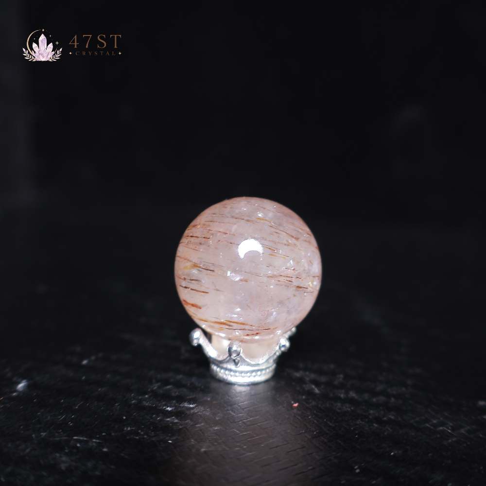 Rutile Quartz Sphere