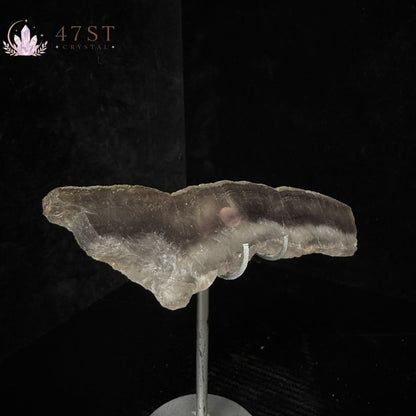 Fluorite with Pyrite Slab