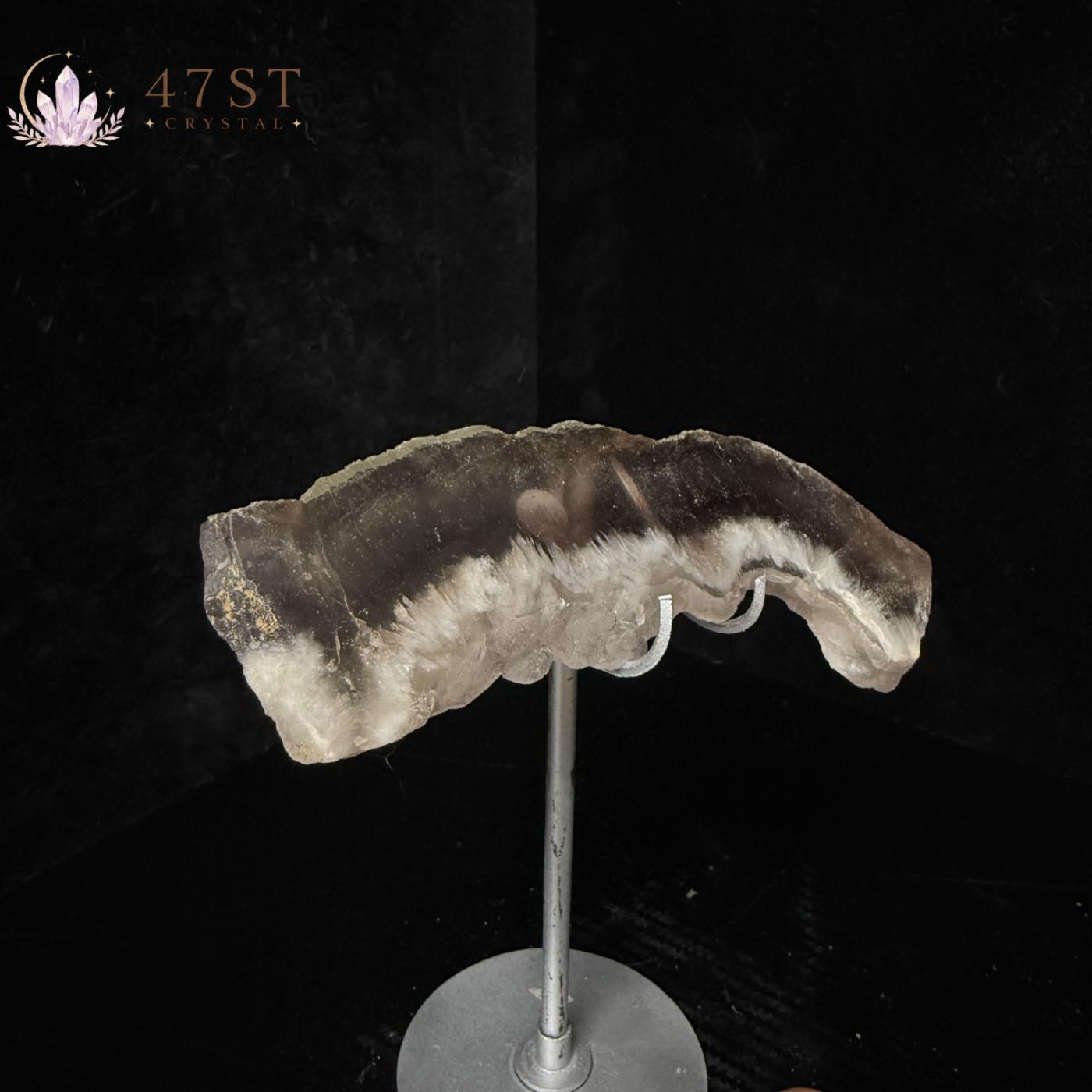 Fluorite with Pyrite Slab