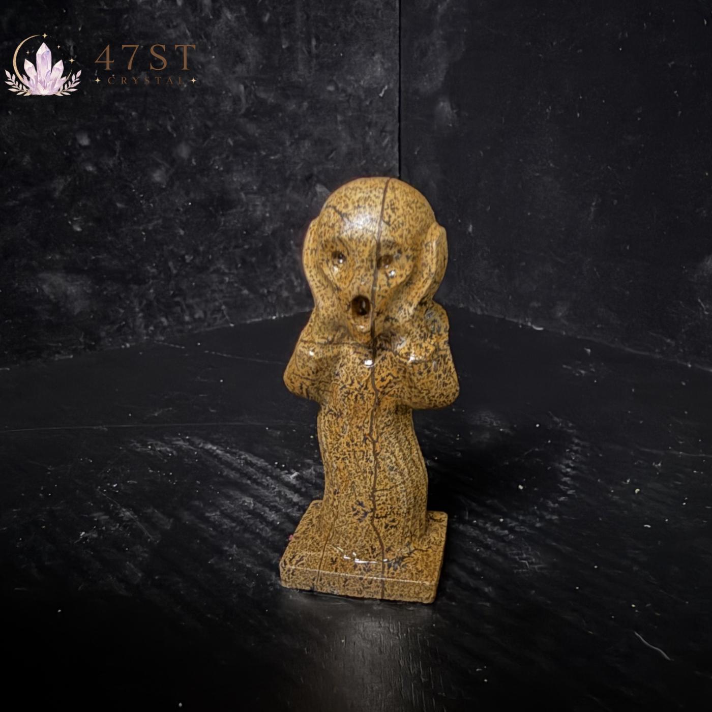 Leopard Skin Jasper "The Scream"