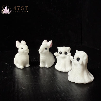 White Jade Animal Carving