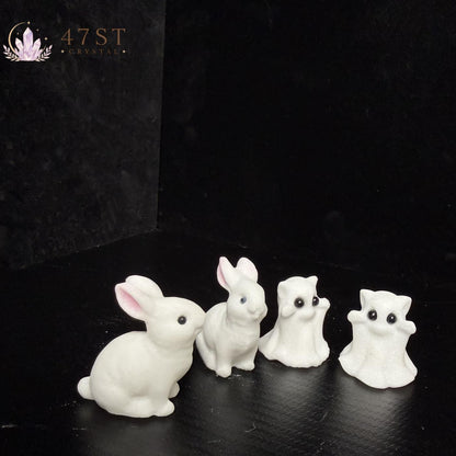 White Jade Animal Carving