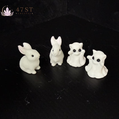 White Jade Animal Carving