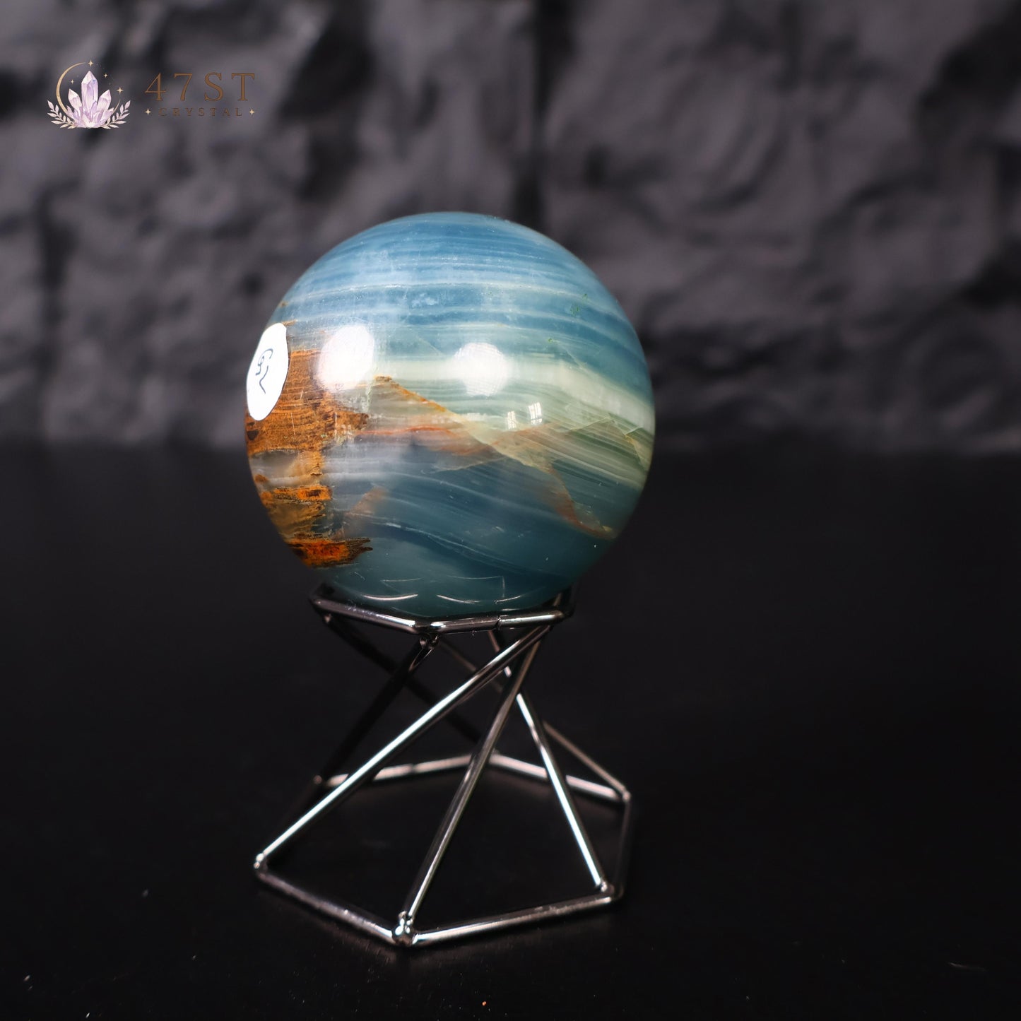 Blue Onyx Sphere