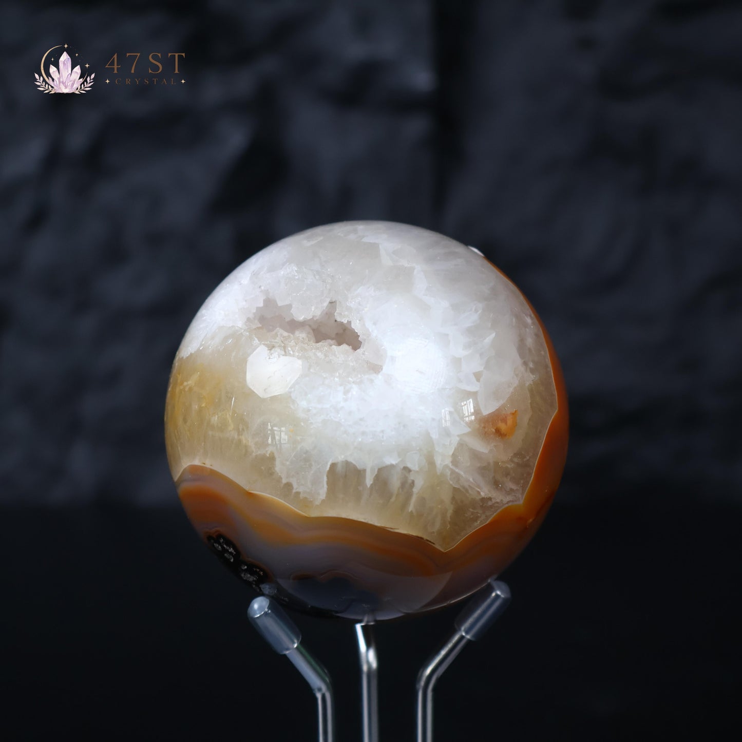 Druzy Agate Sphere