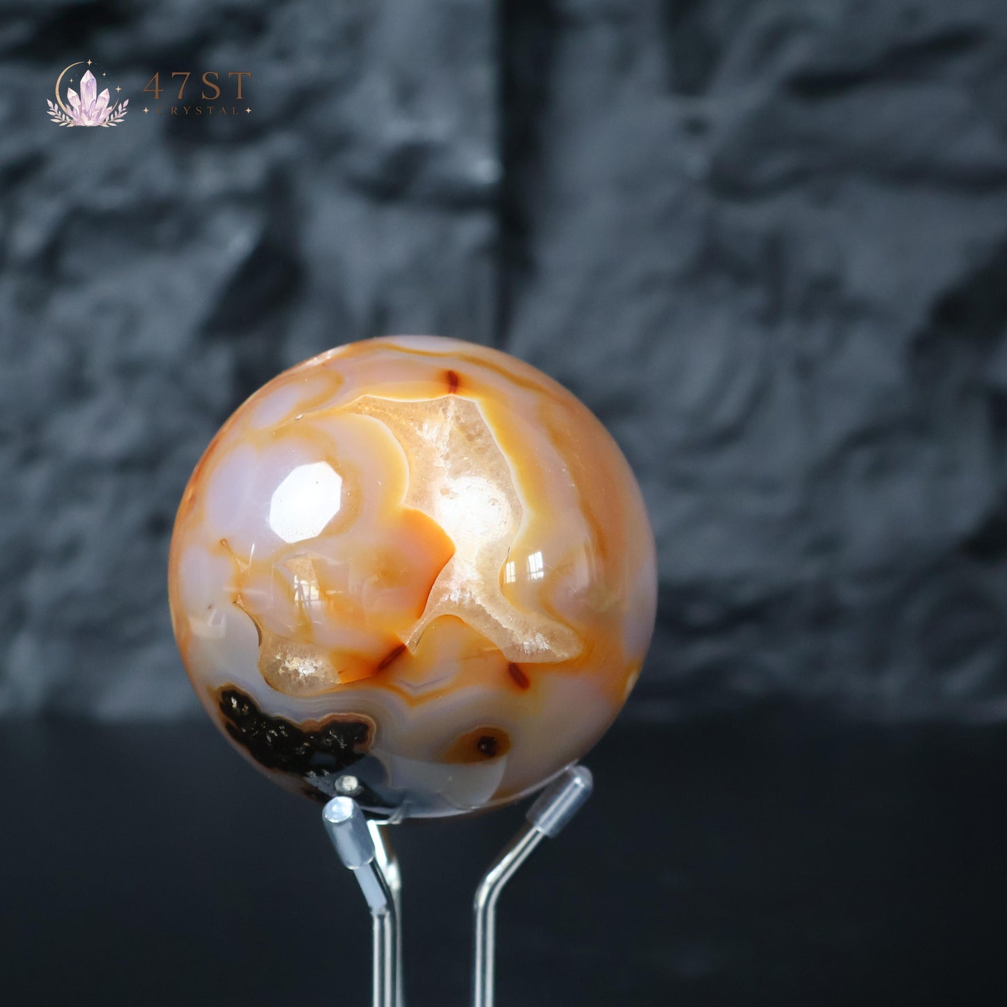 Druzy Agate Sphere