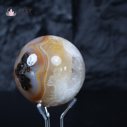 Druzy Agate Sphere