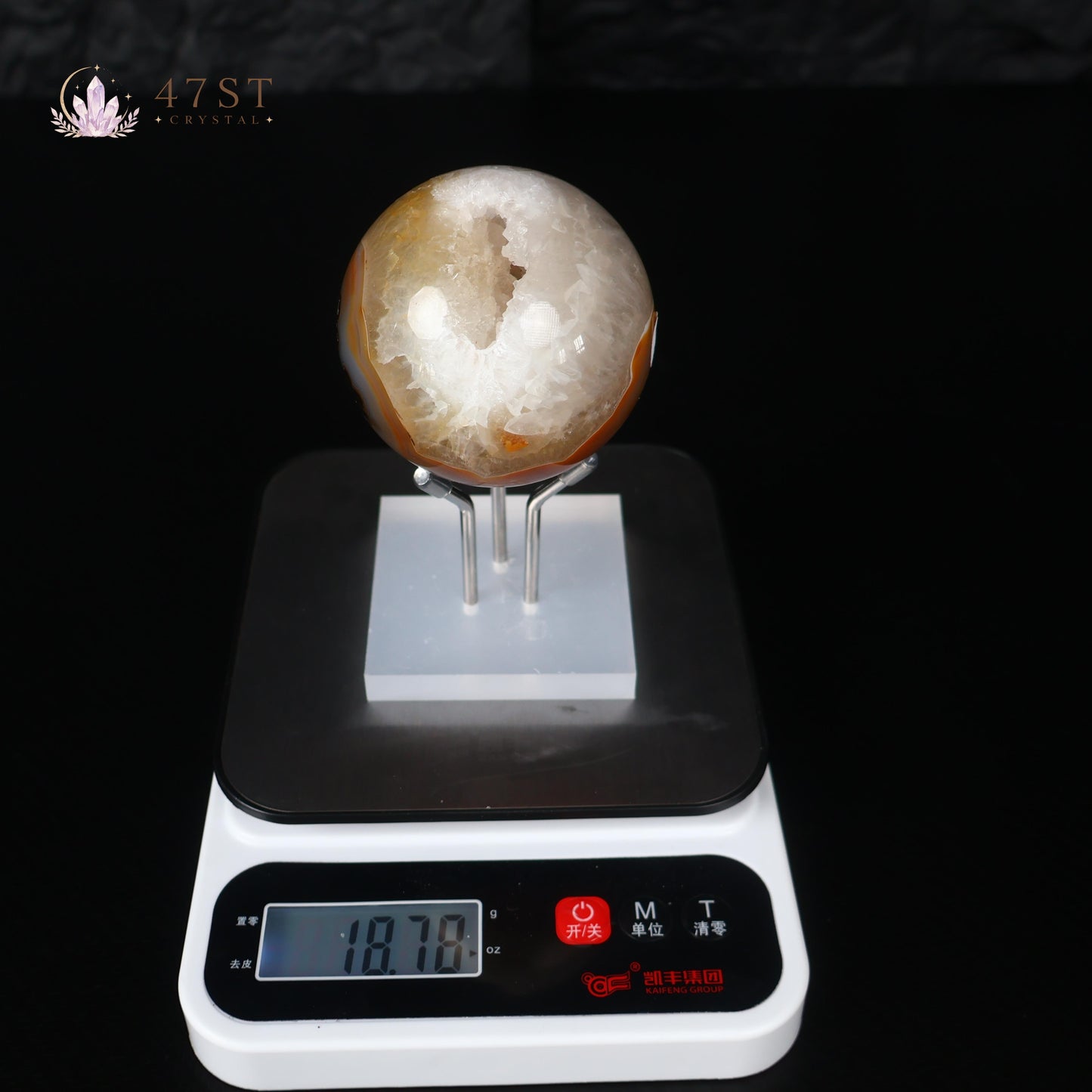 Druzy Agate Sphere