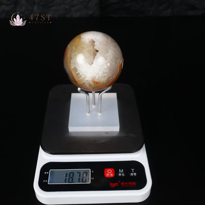Druzy Agate Sphere
