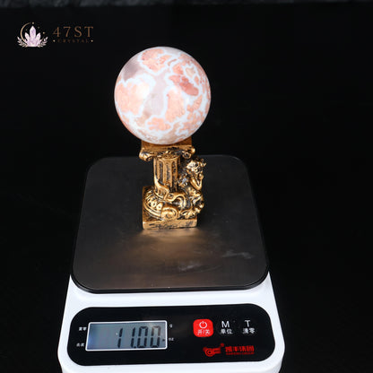 Pink Agate Sphere