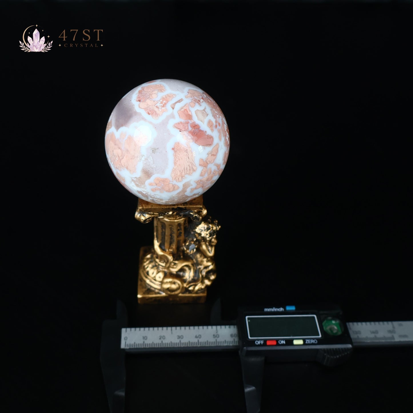 Pink Agate Sphere