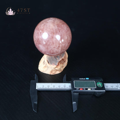 Strawberry Quartz Sphere