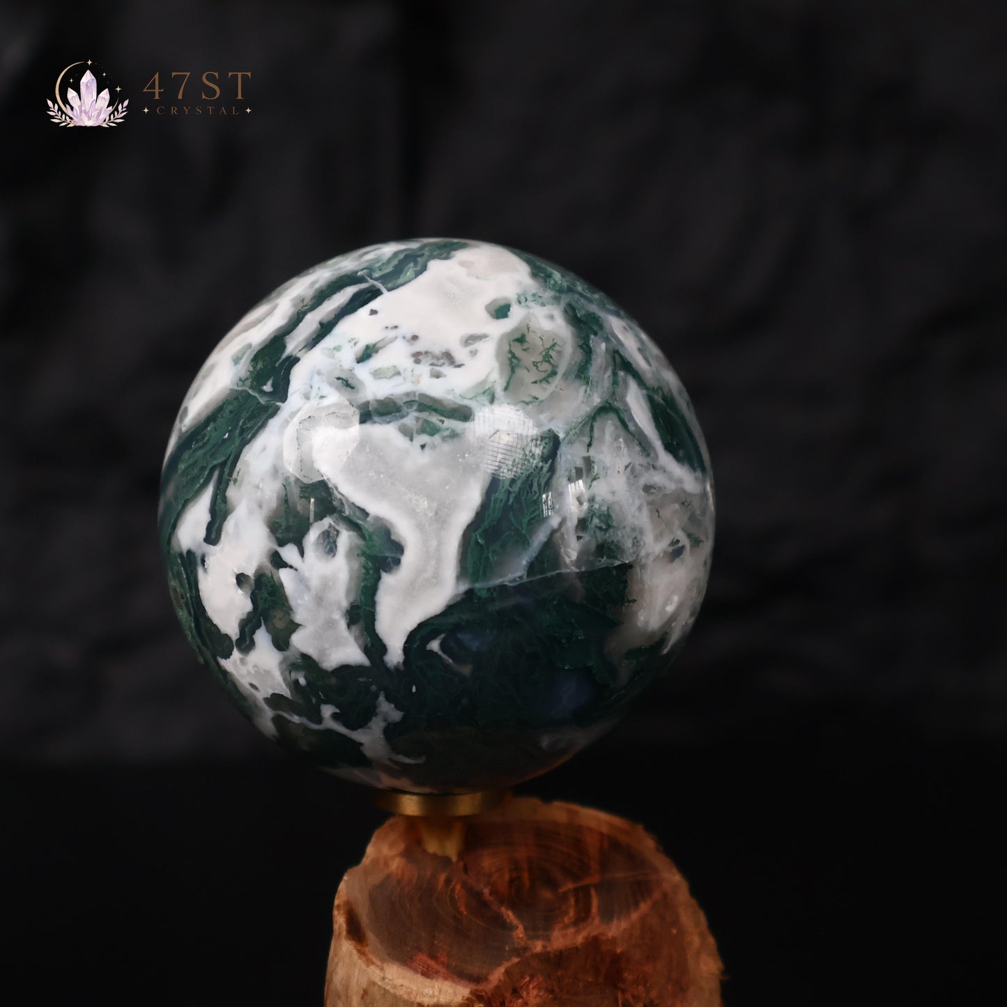 Moss Agate Sphere